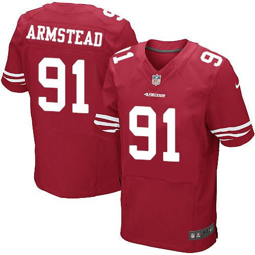 Arik Armstead San Francisco 49ers red Elite jersey