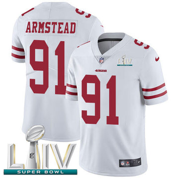 Arik Armstead San Francisco 49ers white Vapor jersey