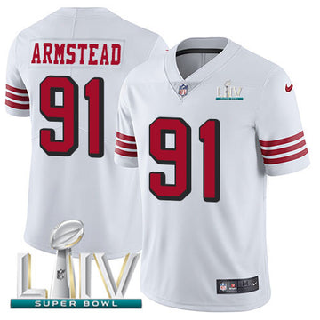 Arik Armstead San Francisco 49ers white Vapor jersey