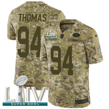 Solomon Thomas San Francisco 49ers camo Salute To Service jersey