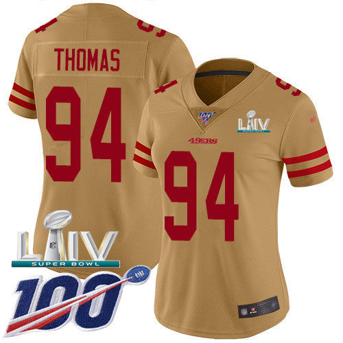 Solomon Thomas San Francisco 49ers gold Inverted Legend jersey