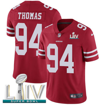 Solomon Thomas San Francisco 49ers red Vapor jersey