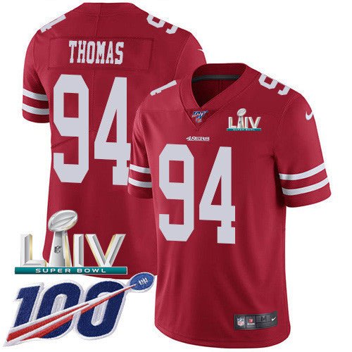 Solomon Thomas San Francisco 49ers red Vapor jersey
