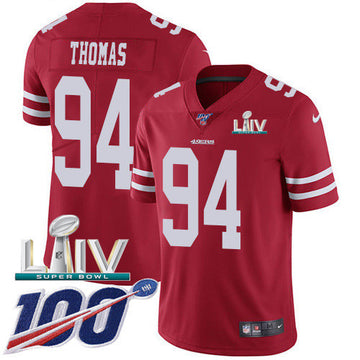 Solomon Thomas San Francisco 49ers red Vapor jersey