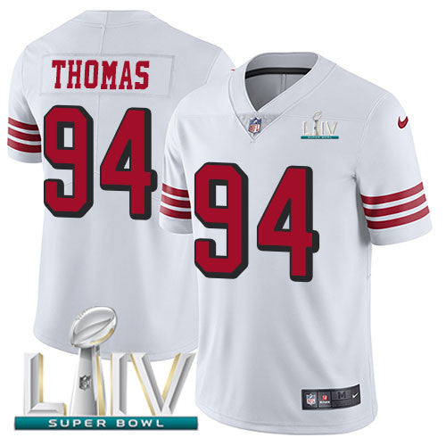Solomon Thomas San Francisco 49ers white Vapor jersey