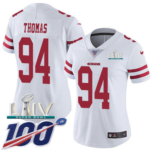 Solomon Thomas San Francisco 49ers white Vapor jersey