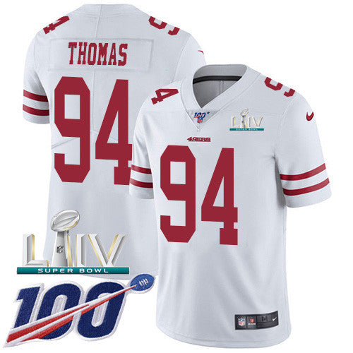 Solomon Thomas San Francisco 49ers white Vapor jersey