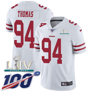 Solomon Thomas San Francisco 49ers white Vapor jersey