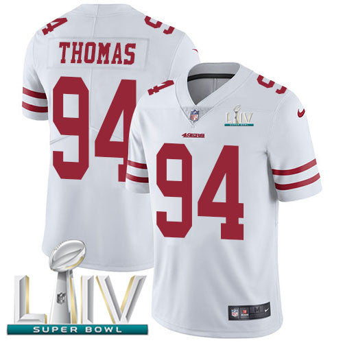 Solomon Thomas San Francisco 49ers white Vapor jersey