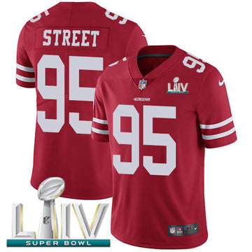 Kentavius Street San Francisco 49ers red Vapor jersey