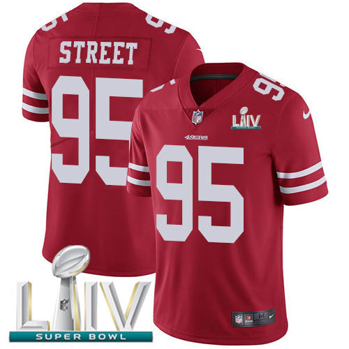 Kentavius Street San Francisco 49ers red Vapor jersey