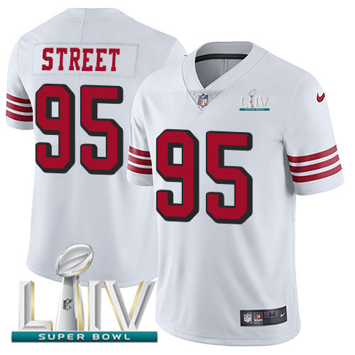 Kentavius Street San Francisco 49ers white Vapor jersey