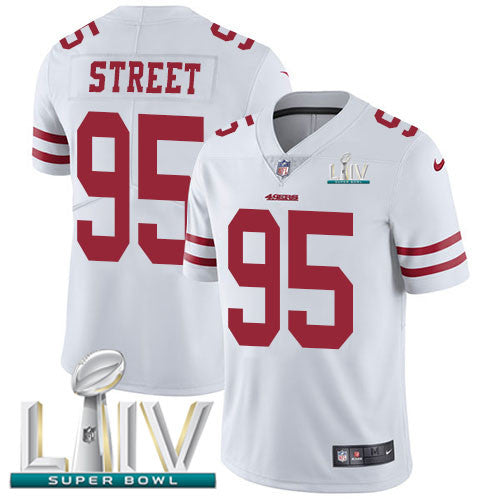 Kentavius Street San Francisco 49ers white Vapor jersey