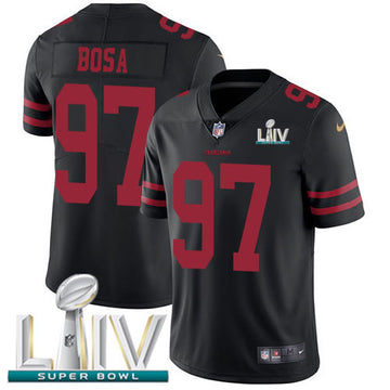Nick Bosa San Francisco 49ers black Vapor jersey
