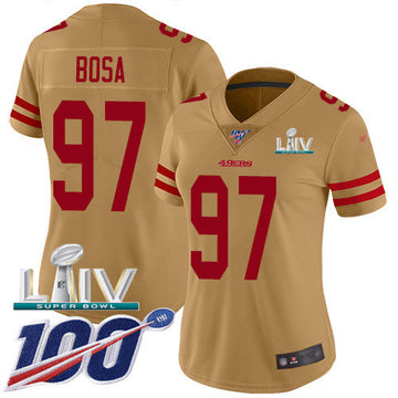 Nick Bosa San Francisco 49ers gold Inverted Legend jersey