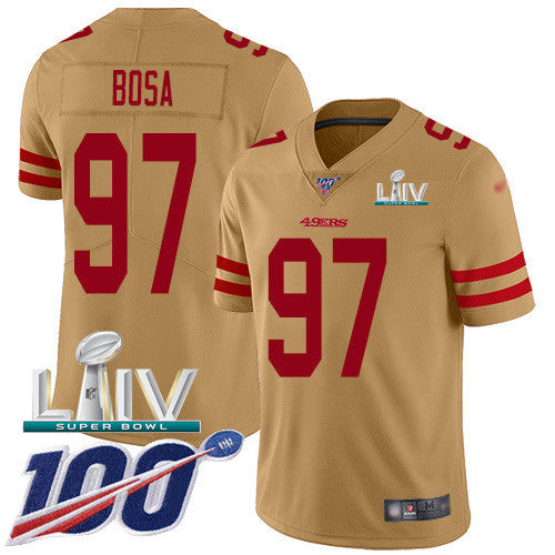 Nick Bosa San Francisco 49ers gold Inverted Legend jersey
