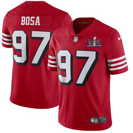 Nick Bosa San Francisco 49ers red Color Rush jersey