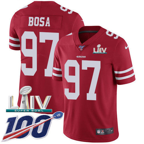 Nick Bosa San Francisco 49ers red Vapor jersey