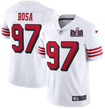 Nick Bosa San Francisco 49ers white Color Rush jersey
