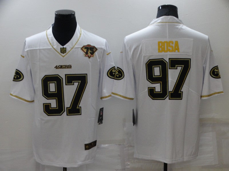 Nick Bosa San Francisco 49ers white Limited jersey
