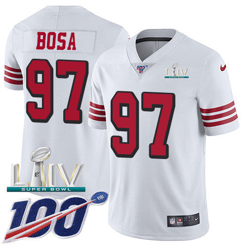 Nick Bosa San Francisco 49ers white Limited jersey