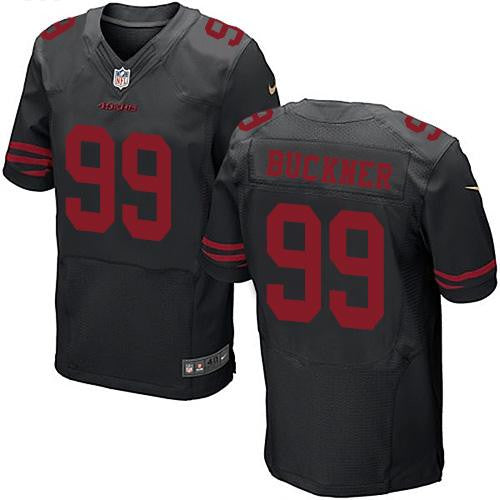 DeForest Buckner San Francisco 49ers black Elite jersey