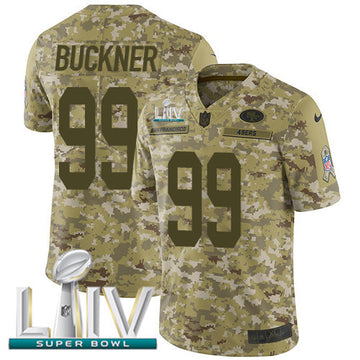 DeForest Buckner San Francisco 49ers camo Salute To Service jersey