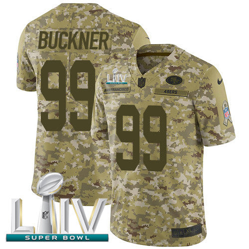 DeForest Buckner San Francisco 49ers camo Salute To Service jersey