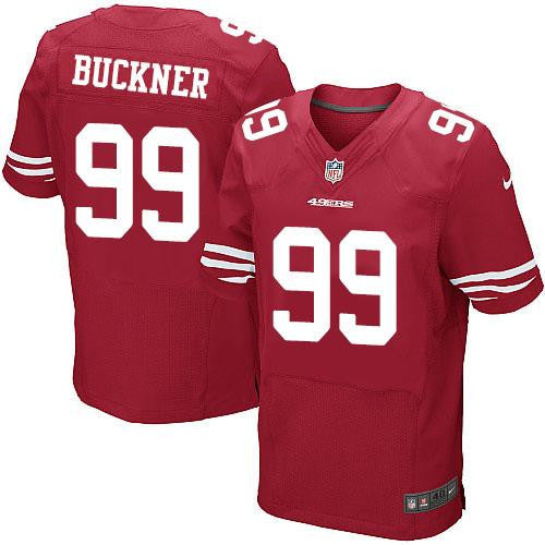 DeForest Buckner San Francisco 49ers red Elite jersey