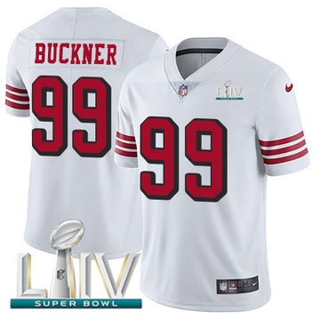 DeForest Buckner San Francisco 49ers white Vapor jersey
