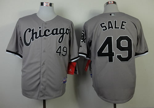 Chris Sale Chicago White Sox gray jersey
