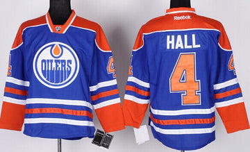 Taylor Hall Edmonton Oilers royal jersey