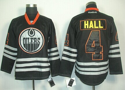 Taylor Hall Edmonton Oilers black jersey