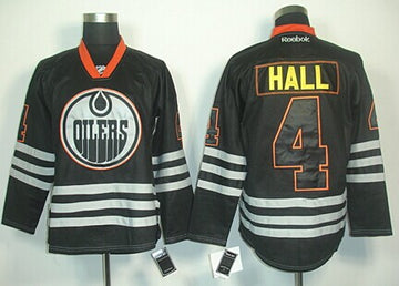 Taylor Hall Edmonton Oilers black jersey