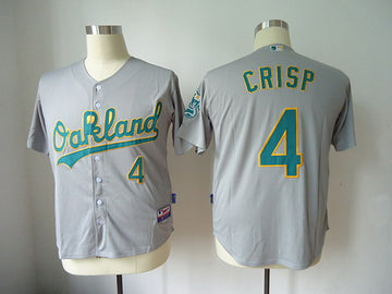 Coco Crisp Oakland Athletics gray jersey