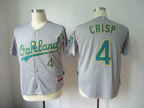 Coco Crisp Oakland Athletics gray jersey