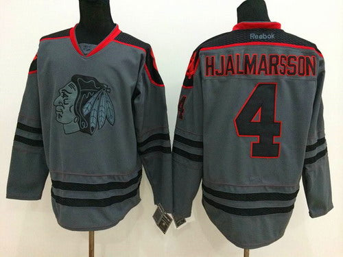 Niklas Hjalmarsson Chicago Blackhawks charcoal jersey