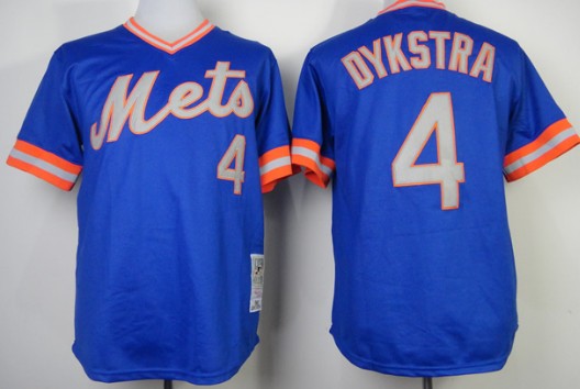 Lenny Dykstra New York Mets blue Throwback jersey