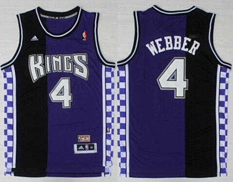 Chris Webber Hardwood Sacramento Kings purple Throwback jersey