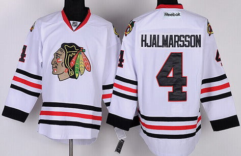 Niklas Hjalmarsson Chicago Blackhawks white jersey