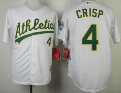 Coco Crisp Oakland Athletics white jersey