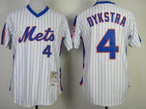 Lenny Dykstra New York Mets white Throwback jersey