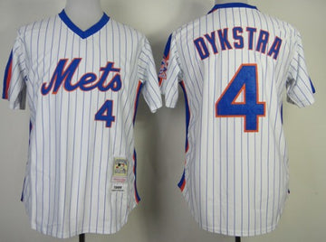 Lenny Dykstra New York Mets white Throwback jersey