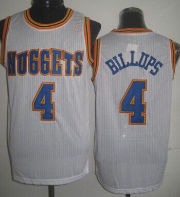 Chauncey Billups Denver Nuggets white Throwback jersey