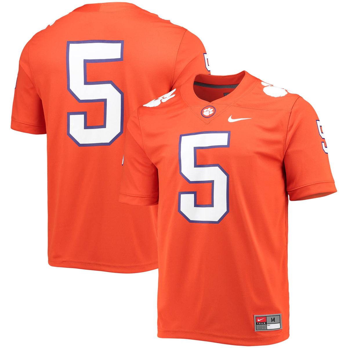 Clemson Tigers orange jersey