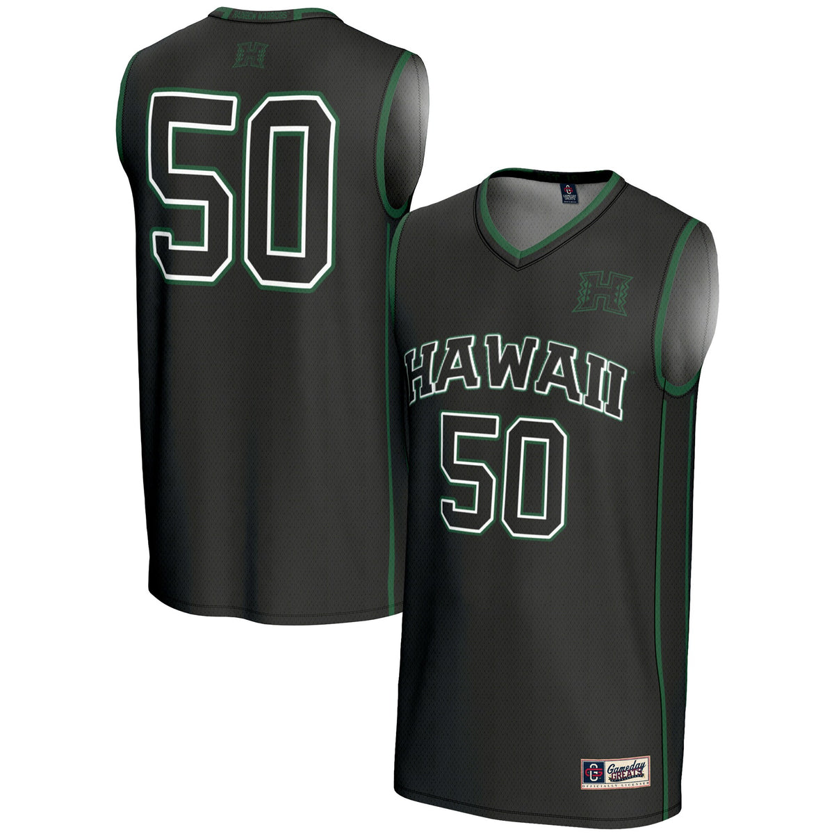 Hawaii Rainbow Warriors black jersey