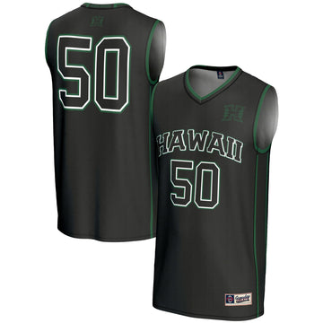 Hawaii Rainbow Warriors black jersey