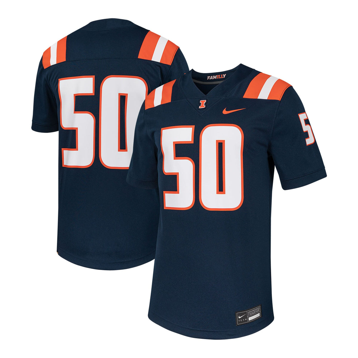 Illinois Fighting Illini navy Untouchable jersey