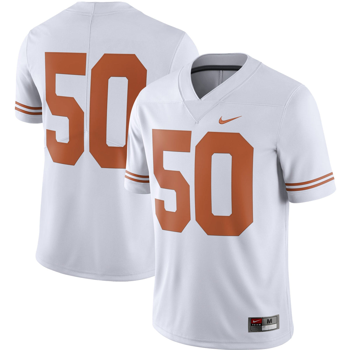 College Texas Longhorns white Limited jersey