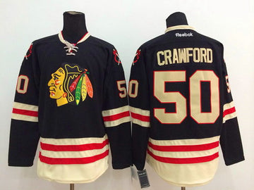 Corey Crawford Chicago Blackhawks black Winter Classic jersey